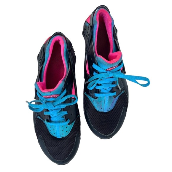 Youth shoes sz 7Y NIKE Huarache Running Athletic Sneaker - Picture 3 of 14